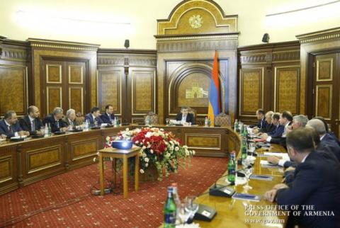 В правительстве обсужден проект указа президента «Об утверждении государственной программы развития военно-промышленного комплекса Республики Армения»