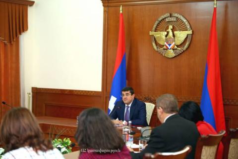 Արցախի ՀՆԱ-ն 10 տարում աճել է գրեթե 4 անգամ. պետնախար Հարությունյանն ամփոփիչ ասուլիս է տվել
