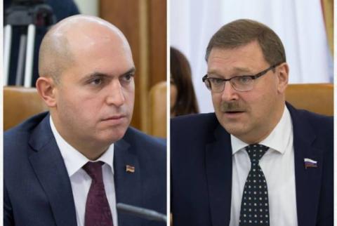 Armenian, Russian parliamentary committees sign joint statement