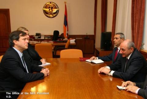 Artsakh’s President, newly appointed U.S Co-chair of OSCE MG highlight peaceful settlement of NK conflict