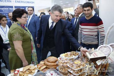 PM Karapetyan visits Arm Prod Expo in Yerevan Expo center