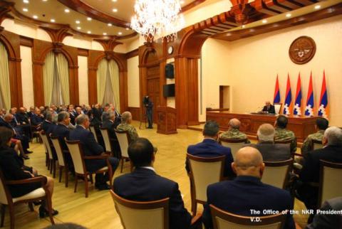 Bako Sahakyan convenes consultation on main provisions of Artsakh Republic President’s 2017-2020 Program