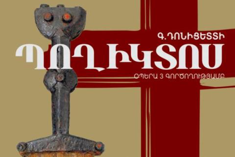 «Պողիկտոս» օպերան վերադառնում է Հայաստանի օպերային թատրոնի խաղացանկ
