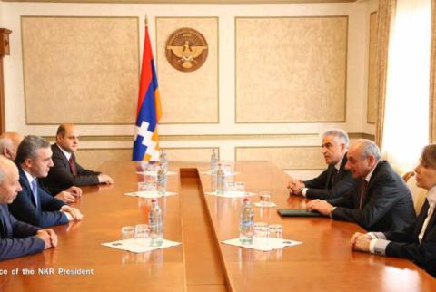 President of Artsakh receives Lori governor’s delegation