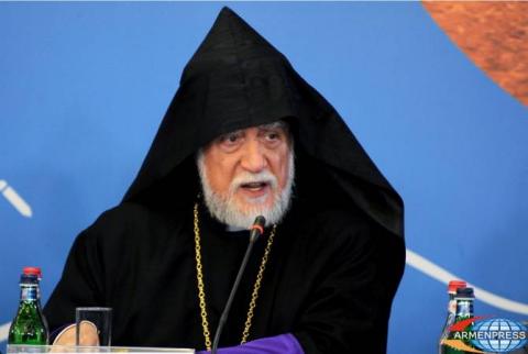 Catholicos Aram I of the Great House of Cilicia departs for Athens