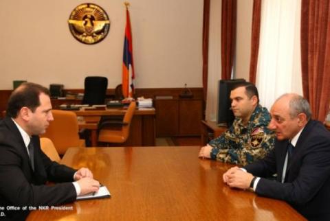 Artsakh President participates in event dedicated to Day of Workers of State Service of Emergency Situations