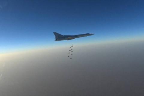 Российские бомбардировщики Ту-22М3 поразили объекты ИГИЛ в Сирии