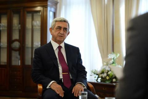 Armenian government ready to create favorable conditions for Indian businessmen – President Sargsyan