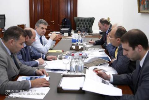 PM Karapetyan reported on process of works on creating Meghri free economic zone