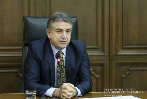 Armenian PM extends condolences to First Vice-President of Iran on devastating earthquake