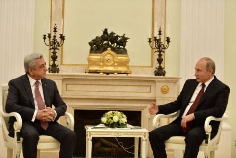 روسيا وأرمينيا متحدتان بعلاقات حليفة، نحن متحدون بتاريخ مشترك وبالصداقة الروحية والمصلحة الصادقة تجاه تقاليد بعضنا البعض -الرئيس الروسي فلاديمير بوتين-