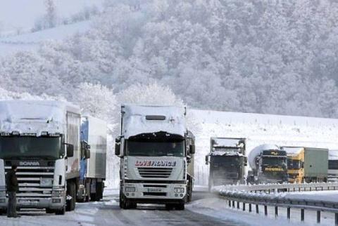 Ստեփանծմինդա-Լարս ավտոճանապարհը ծանրաքաշ մեքենաների համար փակ է