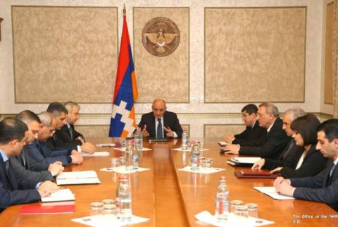 President of Artsakh holds consultation on reforms of local self-governance bodies
