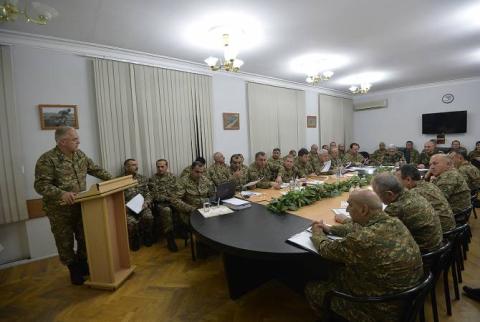 Presidents of Armenia and Artsakh hold consultation on raising combat readiness of Defense Army