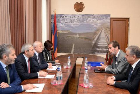 Տրանսպորտի նախարարն ընդունել է ՍԾՏՀԿ գլխավոր քարտուղարին