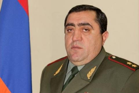 Айказ Баграмян освобожден с должности заместителя начальника Генштаба ВС Армении