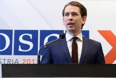 Austria’s Kurz pleased with Armenia-Azerbaijan FMs meeting in Vienna 