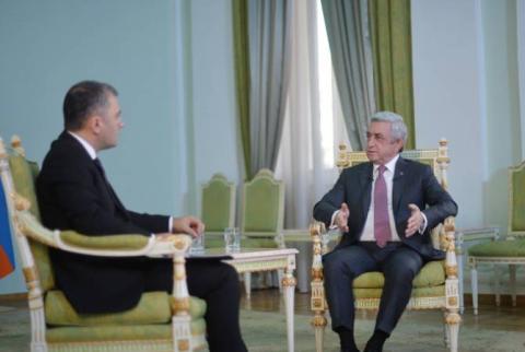 ՀՀ Նախագահը ներկայացրել է ԼՂ հակամարտության կարգավորման իր տեսլականը