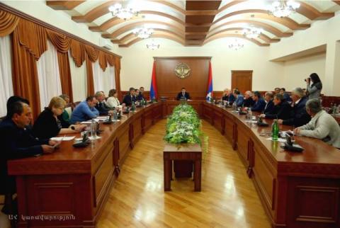 Արայիկ Հարությունյանն ընդունել է ՀՅԴ Արցախի կառույցի պատասխանատուներին