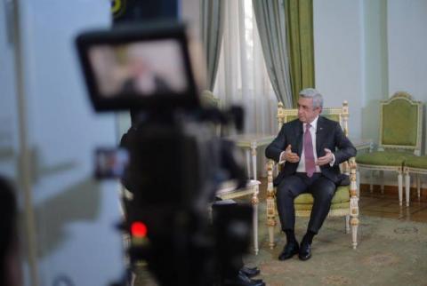 Armenia should be a very safe country, says President Serzh Sargsyan