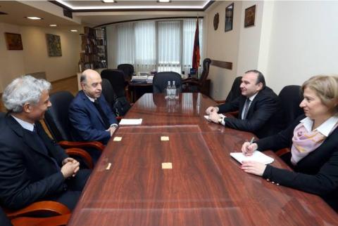ԿԳ նախարարն ընդունել է Բեյրութի Հայկազյան համալսարանի նախագահին