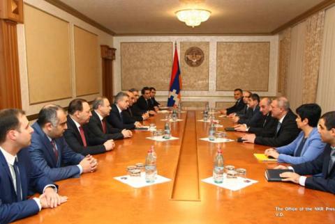 ԱՀ Նախագահը Հայաստանի հետ փոխգործակցությունը համարում է Արցախի զարգացման կարեւորագույն հիմքերից մեկը