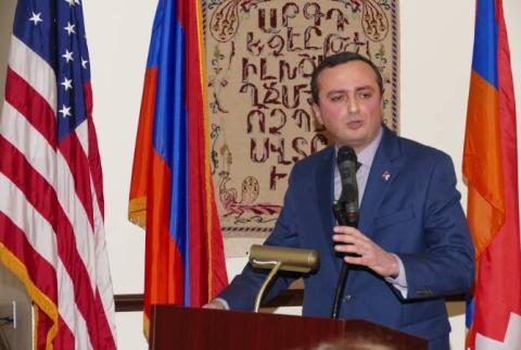 Artsakh’s Permanent Representative to US takes part in event at Armenian church of New York