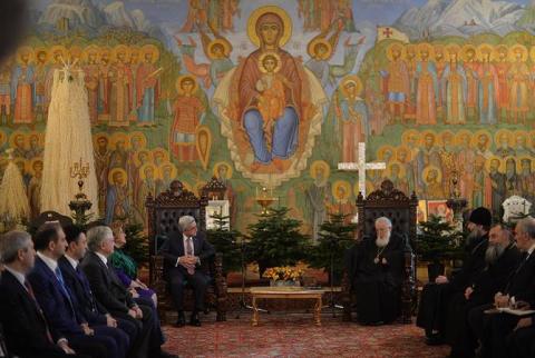 President Sargsyan meets Catholicos-Patriarch of All Georgia Ilia II 