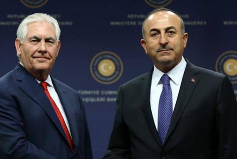 Turkish FM holds phone conversation with Secretary Tillerson