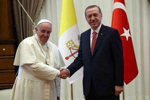 Turkey’s Erdogan, Pope Francis discuss status over Jerusalem