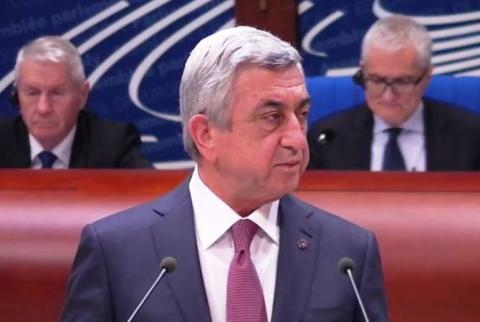 It’s high time for settlement of NK conflict  - Sargsyan 