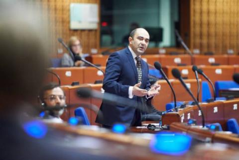 Միայն ժողովրդավարական Ադրբեջանի հետ կարելի է հասնել ԼՂ հակամարտության լուծմանը. Էդմոն Մարուքյանը ԵԽԽՎ-ում