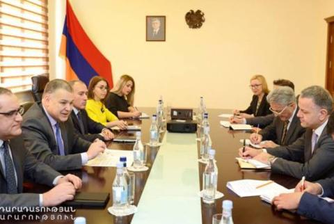 Դավիթ Հարությունյանն ընդունել է Վասիլիս Մարագոսի գլխավորած պատվիրակությունը