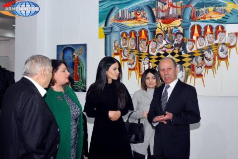 Սփյուռքահայ նկարիչ Միքայել Ջիհանյանի ինքնատիպ կտավները ցուցադրվեցին հայրենիքում