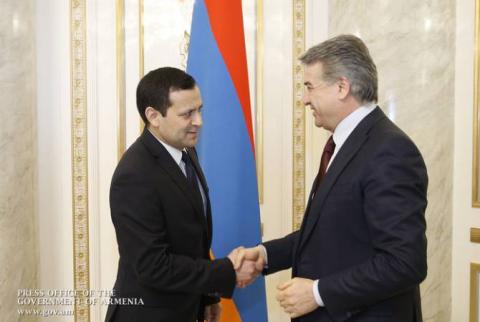 PM Karapetyan holds meeting with Ambassador of Turkmenistan