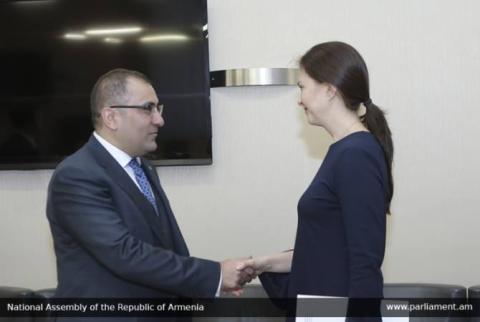 Արա Սաղաթելյանի և Տատյանա Վորոնովայի հանդիպմանը կարևորվել են խորհրդարանների աշխատակազմերի շփումները եւ փորձի փոխանակումը