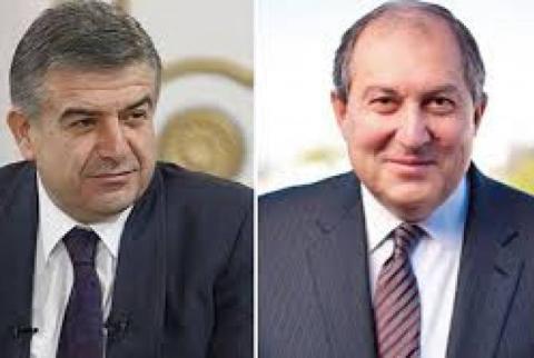 Արմեն Սարգսյանը Կարեն Կարապետյանի հետ քննարկել է Հայաստանի տնտեսական հեռանկարները