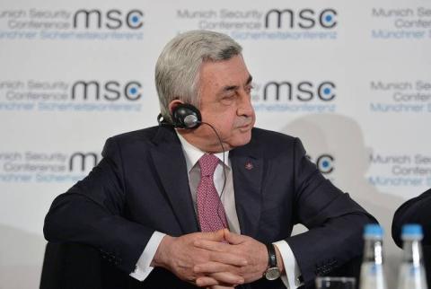 Նախագահ Սարգսյանը Մունխենում մերկացրել է Հայաստանի մեկուսացած լինելու մասին Ադրբեջանի միֆը
