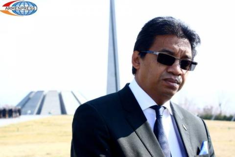 “Never Again” should not be just a slogan: Madagascar’s foreign minister visits Armenian Genocide Memorial