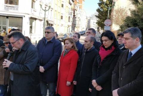 В Брюсселе состоялась поминальная служба в память жертв сумгаитских погромов