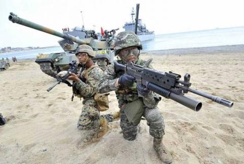 Южная Корея и США возобновят совместные военные учения в апреле