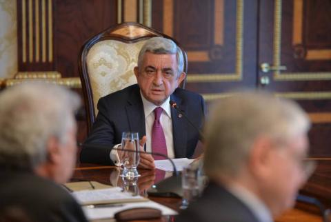 President Sargsyan instructs FM Nalbandian to notify Turkey on terminating procedure of conclusion of Armenia-Turkey protocols 