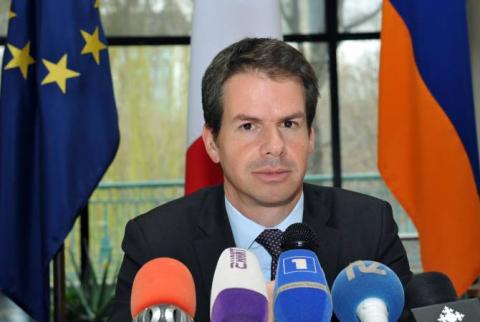 Any statement hindering negotiation process on NK conflict should be condemned, says French Ambassador