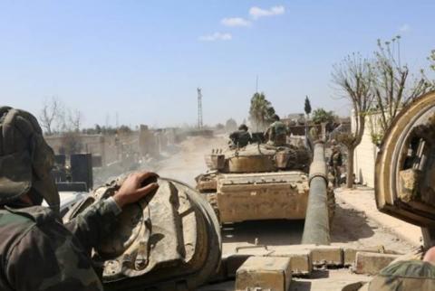 СМИ: сирийские войска разделили Восточную Гуту на две зоны