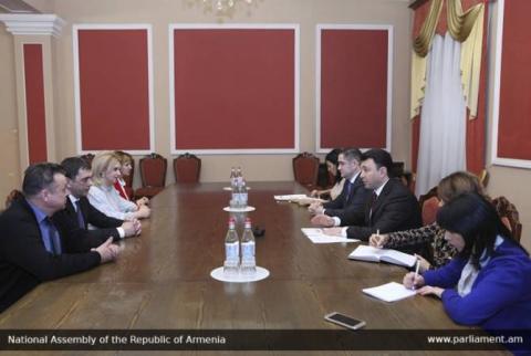 Artsakh issue has no military solution – Sharmazanov meets with Moldovan parliamentarians
