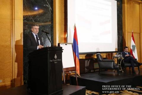 Doing business in Armenia will be very easy and profitable – Armenian PM addresses Lebanese business community representatives