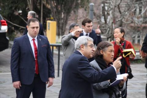 Princess Maha Chakri Sirindhorn of Thailand visits Matenadaran