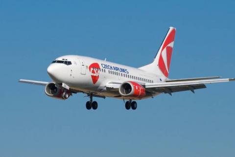 Czech Airlines launches Prague-Yerevan-Prague regular flights