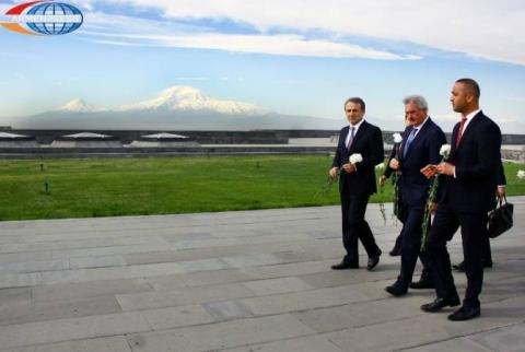 Լյուքսեմբուրգի ԱԳ նախարարը հարգանքի տուրք մատուցեց Հայոց ցեղասպանության զոհերի հիշատակին