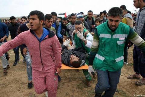 В столкновениях на границе сектора Газа погибли более 10 палестинцев